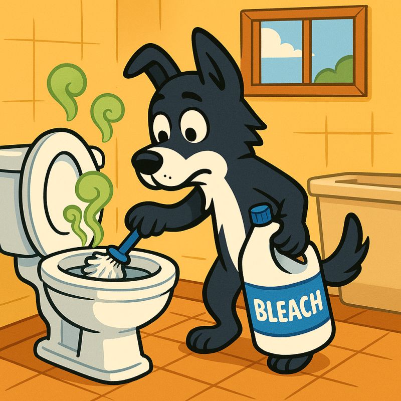 Bleach Cleaning Guide for Toilets, Drains & Septic Smells