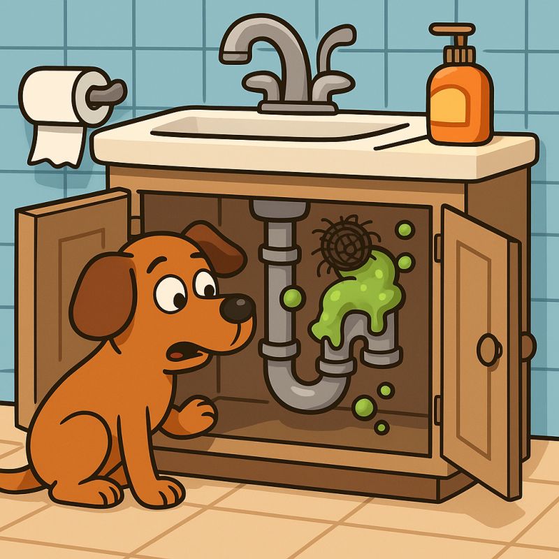 Organic Waste in Your Bathroom: Drain Clogs, Septic Drama & DIY Fixes